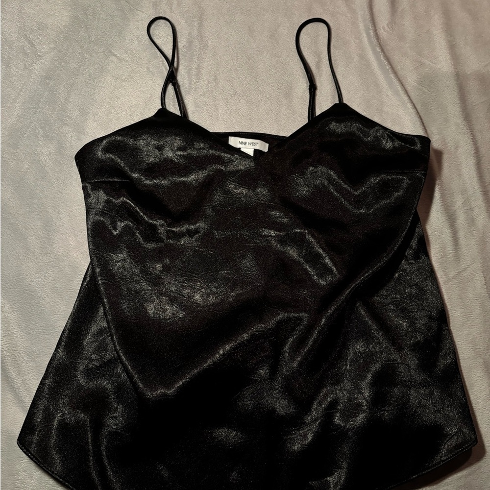 Black velvet top